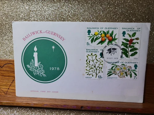 First Day Cover 📮 1978 (4 stamps) Bailiwick of Guernsey 📮 UK