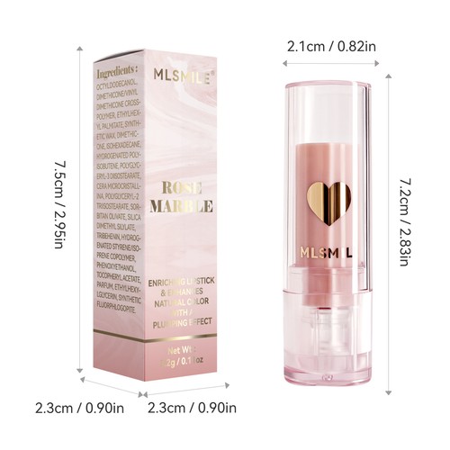 Marble Matte Lipstick - Velvet Finish, Highly Pigmented, Non-Drying Waterproof - Picture 4 of 17
