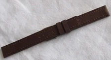 Bracelet de montre cuir véritable veau marron Largeur 14mm neuf