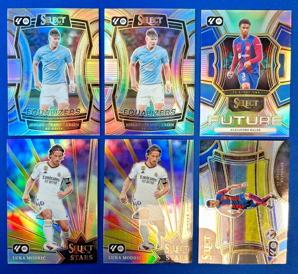 2023-24 Panini Select La Liga Multi-team/player, rookies, numbered, parallels