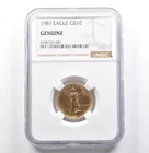 1987 American Gold Eagle 1/4 oz — photo from another recent sale