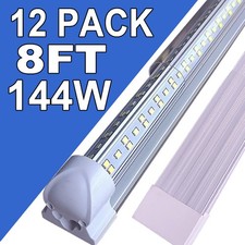 8' Led Shop Lights 8ft Led Garage Lights 144w Led Shop Light Fixture 18000lm Led