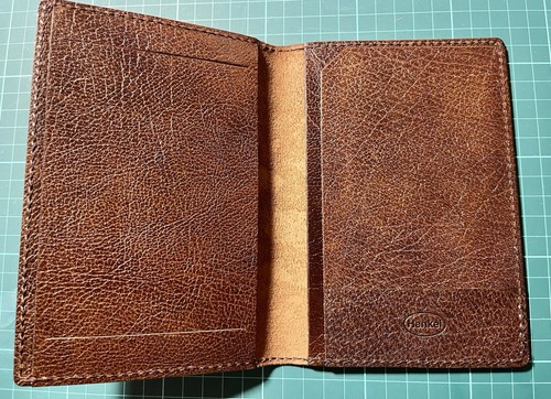 VTG Hoechst AG Dev. Henkel Farbwerke Wallet Scheckbuch Vinyl Reisepassetui - Bild 7 von 8