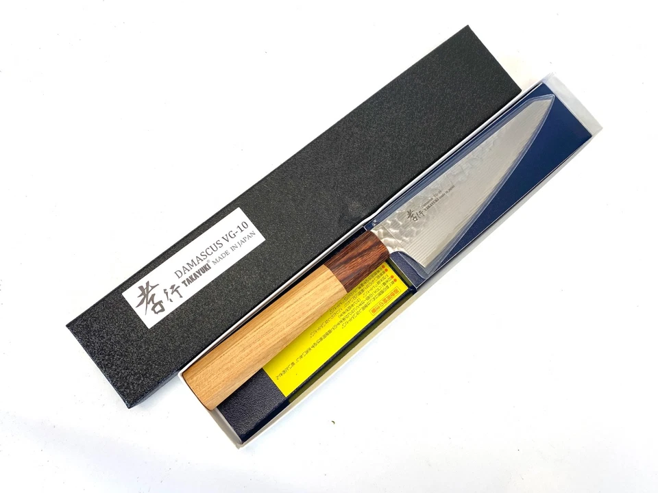 Sakai Takayuki (Osaka )  Japanese "SABAKI" Boning Knife 150mm Damascus 33   New. - Image 2 of 4