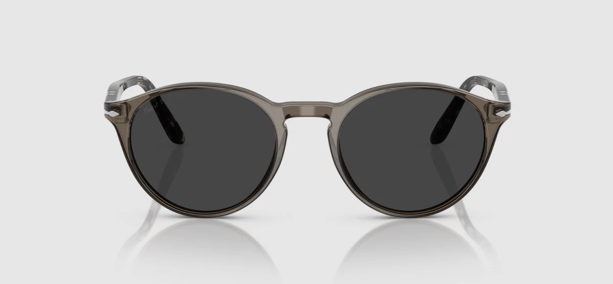 PERSOL PO3092SM 121948 Smoke Polarized Black Polarized 50 mm Men's Sunglasses