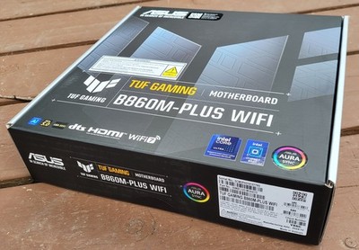 ASUS TUF GAMING B860M-PLUS WIFI B860 LGA 1851 mATX motherboard, Intel Core Ultra