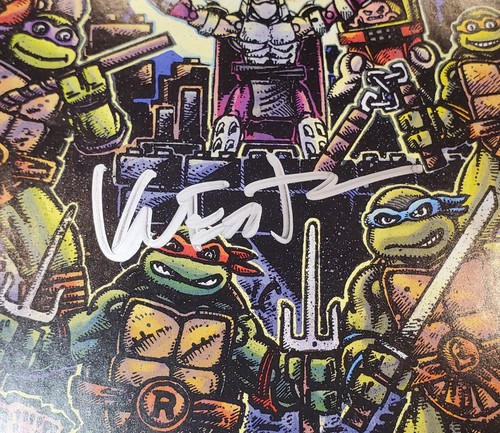 2016 Teenage Mutant Ninja Turtles IDW Mega Bloks Kevin Eastman Signed Variant - Picture 2 of 4