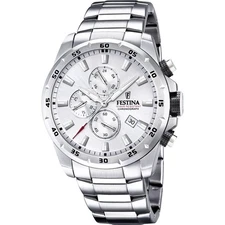 Festina Chronograph Sport Stainless Steel Silver Dial Quartz F20463-1 Mens Watch