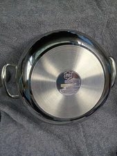 Princess House 4 Qt Stainless culinario series Chef's Pan 1526