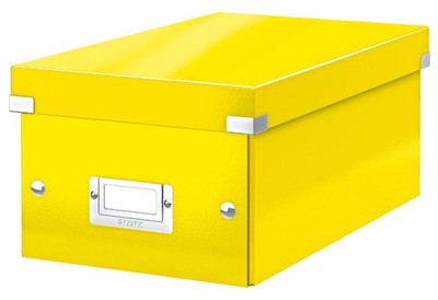 LEITZ DVD-Ablagebox Click & Store WOW gelb