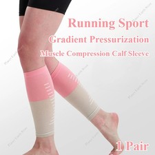 1 Pair Running Athletics Calf Compression Sleeves Knee Pads Protection Sports