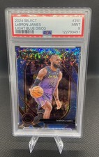 2024-25 Panini Select - Courtside LeBron James #241 Light Blue Disco Prizm /99