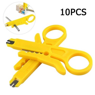 Manuelle Zange für Datenkabel Draht Punch Down Cutter Stripper 10 Stück