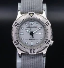 Seiko Alba Rare Aqua Gear V736-6A00 Vintage Day Date 36mm JDM Import Dive Watch