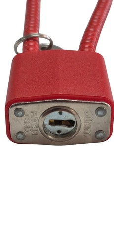Cable Gun Locks Red Safety Device Key Firearm Storage Protection CL551B - 第 6/13 張圖片