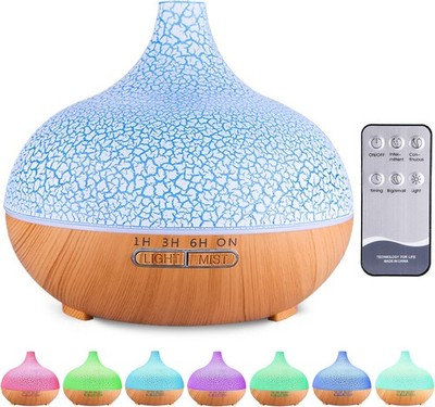 550ml Aroma Diffuser,Ultra Leise Ultraschall Luftbefeuchter