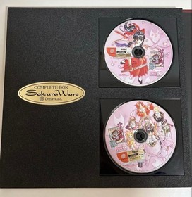 Sakura Wars Taisen Sega Dreamcast Complete Box 10 Discs Used