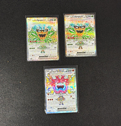 Pokémon TCG English Twilight Masquerade Ogerpon ex Holo Lot 3 English NM