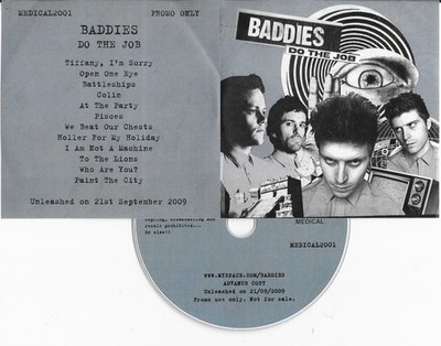 BADDIES - do the job -  12  tracks CD ALBUM in FOLIE gefasst