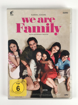 WE ARE FAMILY | Karan Johars | Bollywood | Rapid Eye Movies | DVD | mit Poster