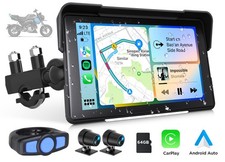 7" Motorrad CarPlay Android Auto Bildschirm Vollkörper wasserdicht GPS moto IP68
