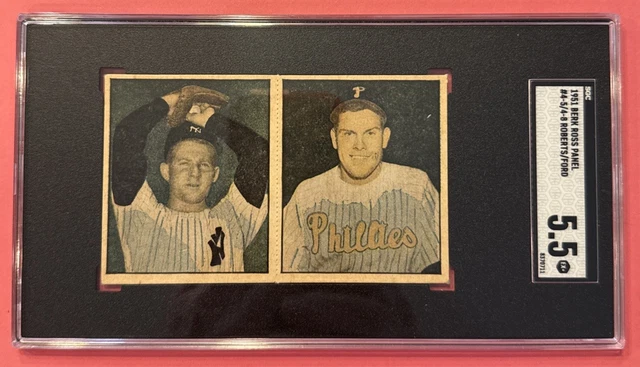 Drei 1951 Berk Ross Doppel Ford/Roberts, Waitkus/Unruh & White/Lopata SGC