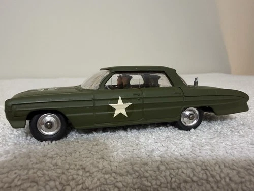 Vintage original Corgi # 358 Military Oldsmobile Super 88 HQ Staff Car No Box .