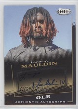 2015 Sage Hit Auto Black Lorenzo Mauldin #A49 Auto 3y4