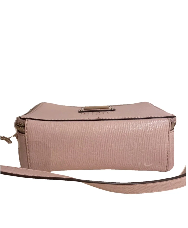 Bolso de hombro Guess rosa chipriota dorado - Imagen 3 de 4