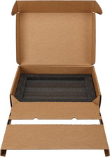 Laptop Shipping Box with Cushioned Foam for Up to 17 inch Notebook 1 Pack