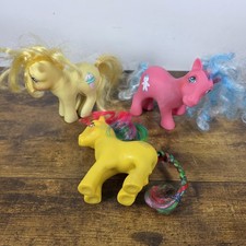 My Little Pony G1 1987 Vintage Lot - Tic Tac Toe Swirly Whirly Molasses