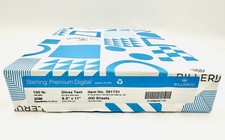 Sterling Premium Digital White Paper, 8.5 x 11 inch, 100lb Gloss Text 400 Sheets