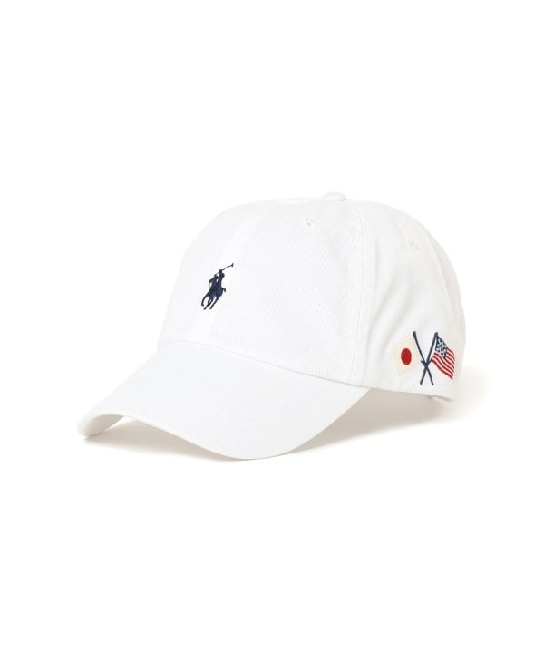 POLO RALPH LAUREN x BEAMS Classic Sport Cap White & Navy Special