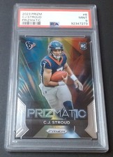 2023 Panini Prizm Prizmatic #6 CJ Stroud RC PSA 9