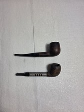 2 vintage tobacco pipes Carey Magic Inch and Medico Ventilator wood bowls