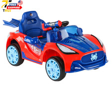 6V Spider-Man Super Car Battery Powered Ride-on with Lights and Sounds by Dynacr
