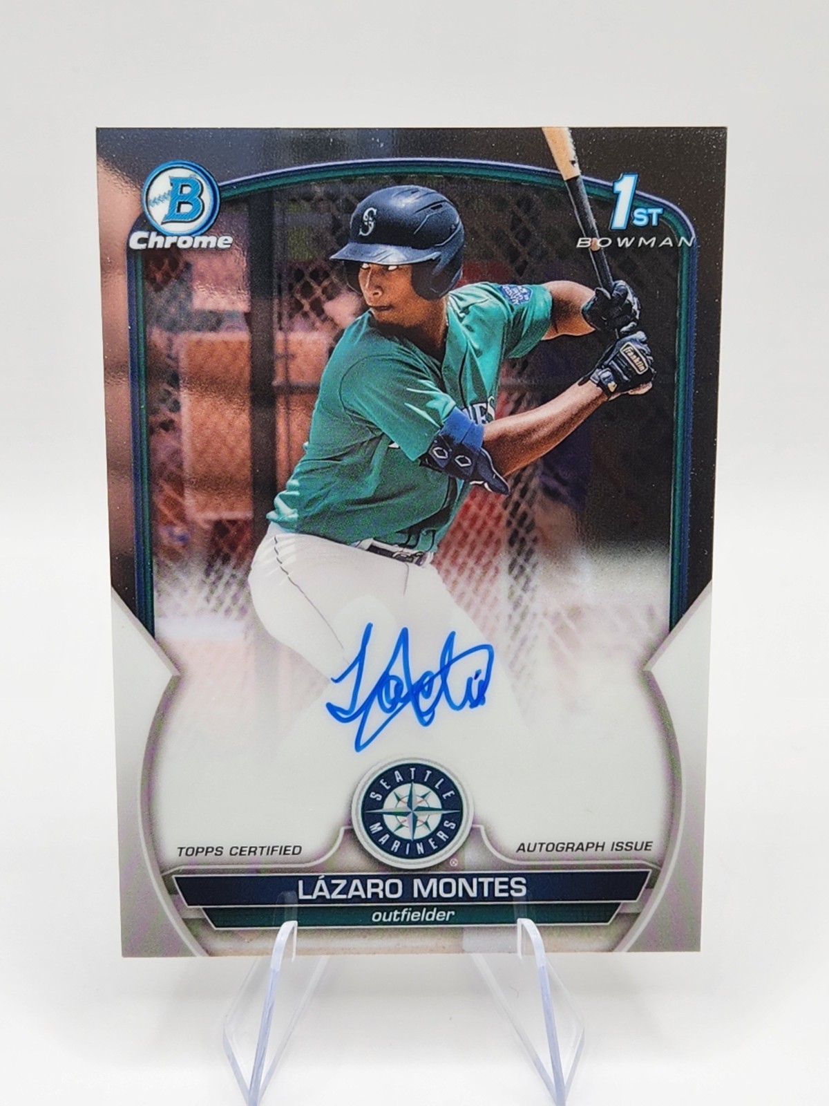 Lazaro Montes 2023 Bowman #CPA-LM Chrome Prospect Auto (1st) Price