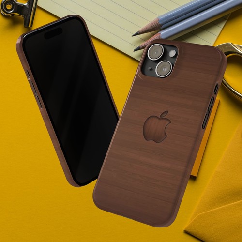 Funda delgada iPhone 16/15/14/13/12/11, textura de madera sintética - Imagen 15 de 73