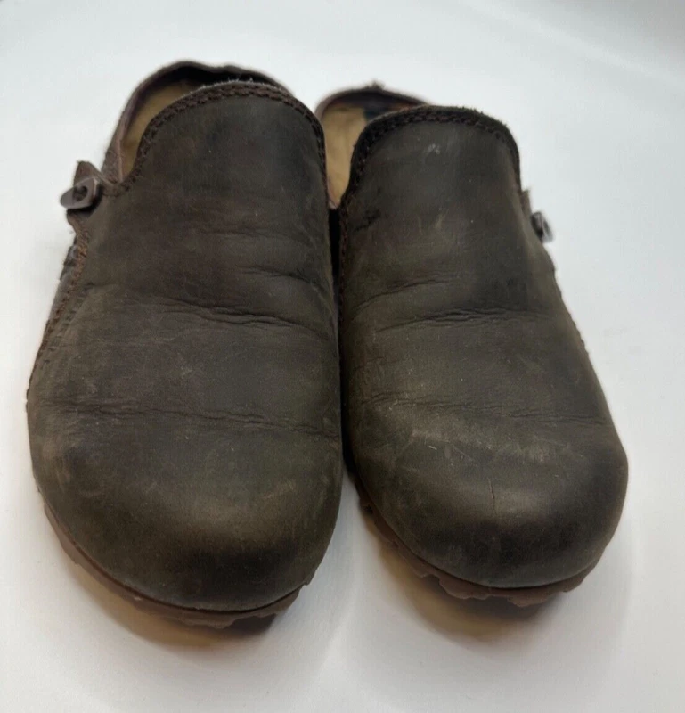 merrell performance leather slip on select grip sole shoes