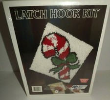 National Yarn Crafts Latch Hook Kit XP 71 Peppermint Candy Cane New