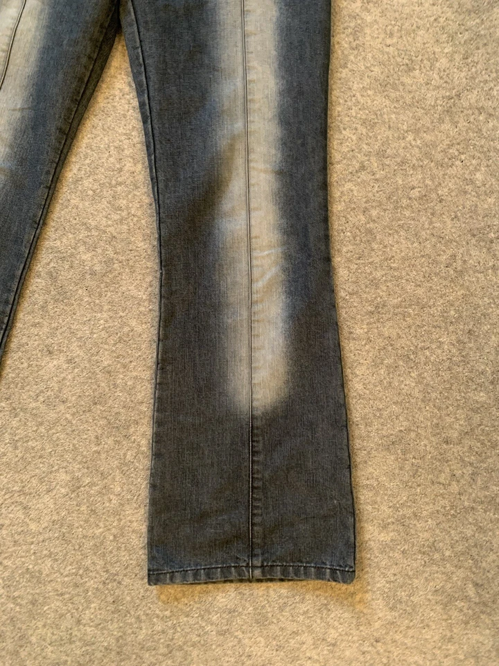 George Flared Jeans High Rise Blue UK 12 - Image 4 of 4