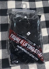 Gymreapers ~ Figure 8 Lifting Straps ~ Size Small ~ For Deadlift, Powerlifting..