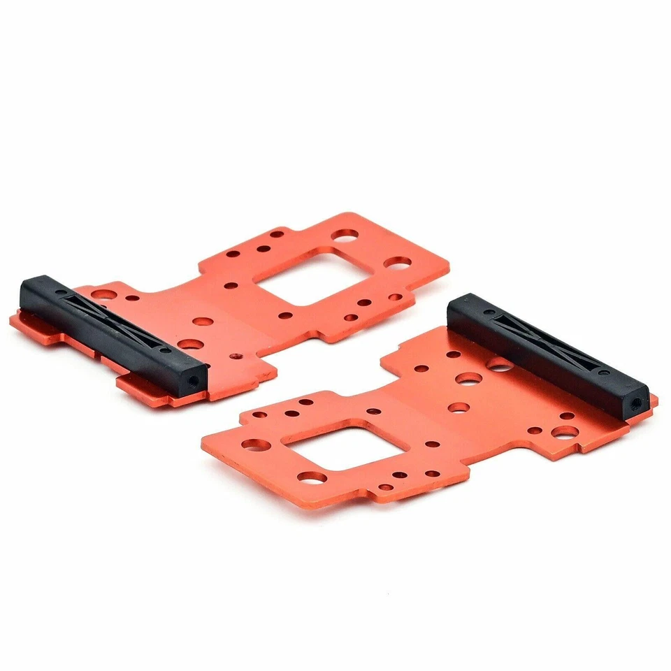 HPI Racing Bulkhead Lower Plates Set 2.5mm Orange (2) Savage X / XL 105892 - Image 2 of 4
