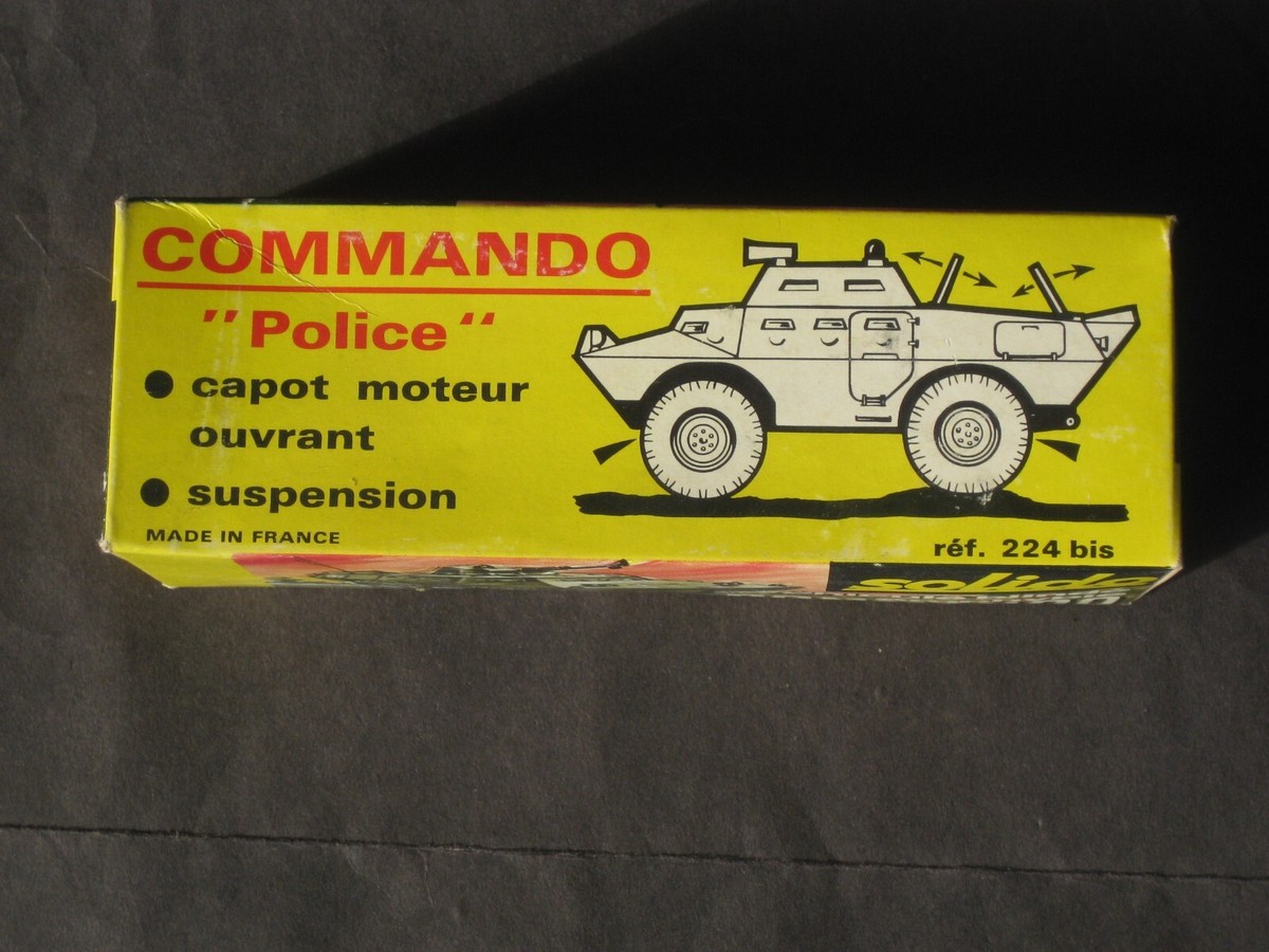 Solido Commando Police N°224 Bis – 1/43 – Made In France – Neuf Boîte
