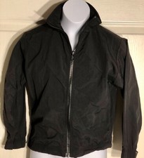 GK ELITE BLACK TASLAN CHILD X-SMALL GYMNASTIC ATHLETES WARM UP JACKET Sz CXS NWT