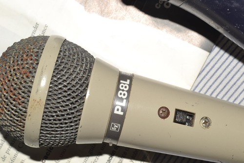 Vtg EV- PL88L Electro Voice Dynamic Cardiod JAPAN Microphone +COBALT co5 LOT! - Picture 2 of 7