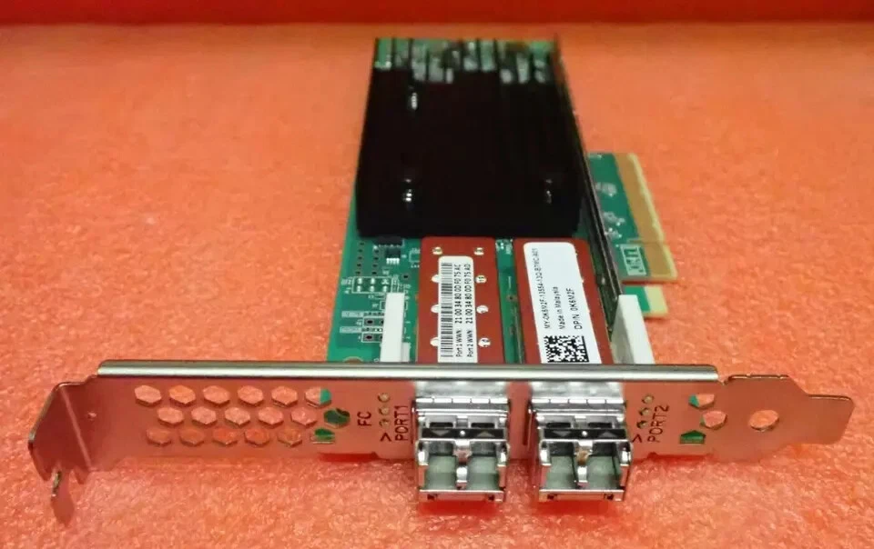 Dell QLogic QLE2772 Dual Port 32Gb FC SFP+ Host Bus Adapter HBA K6M2F + 2x SFPs - Image 3 of 4