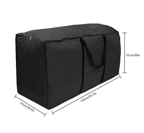 Waterproof Christmas Xmas Tree Storage Bag Extra Large Cushion Bag Black - Picture 14 of 16