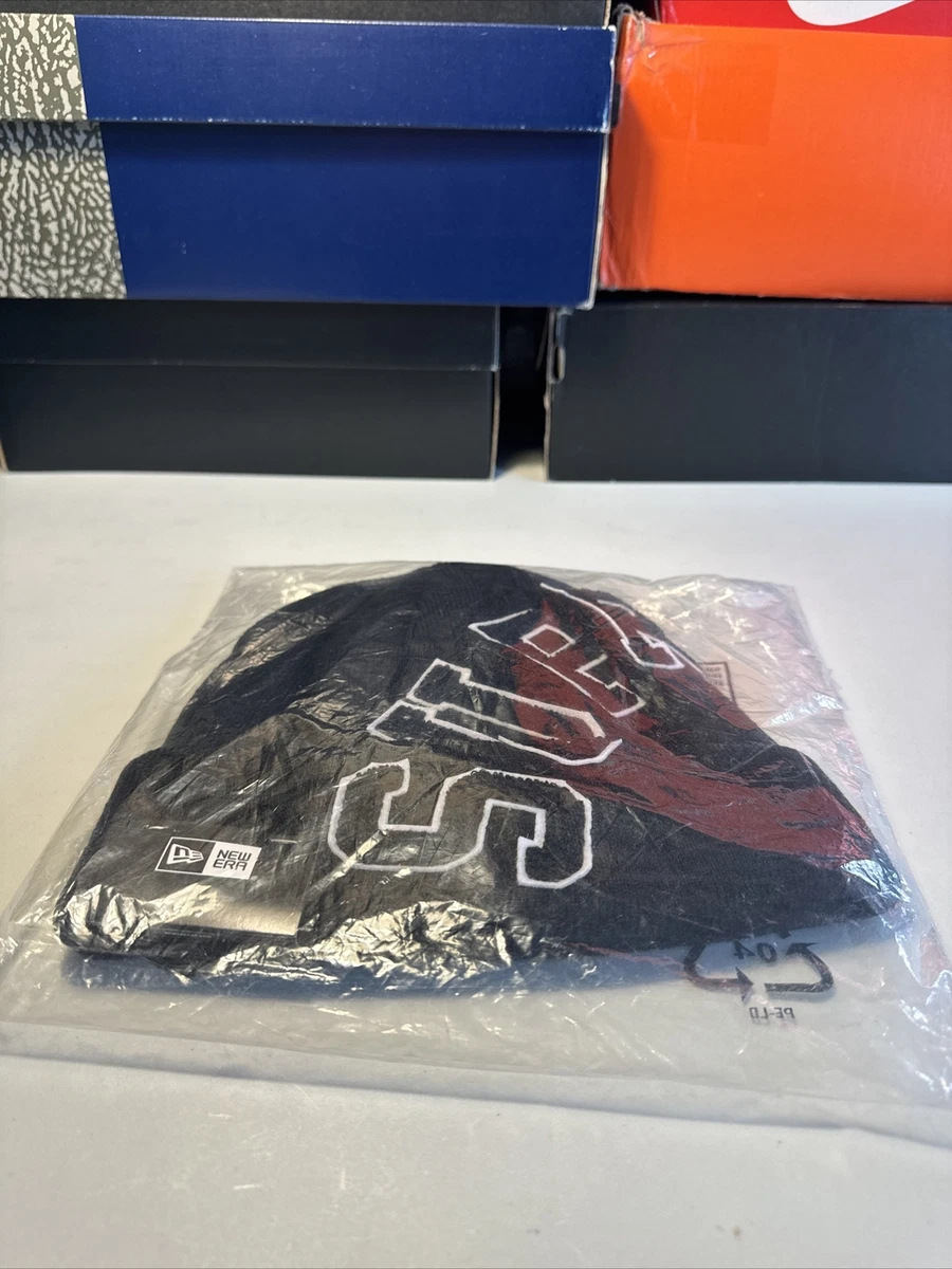 Supreme New Era Big Arc Beanie Black FW20 eBay