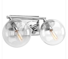 Progress Lighting P2854-15 Mod 15 in. 2-Light Polished Chrome Bath Vanity Light